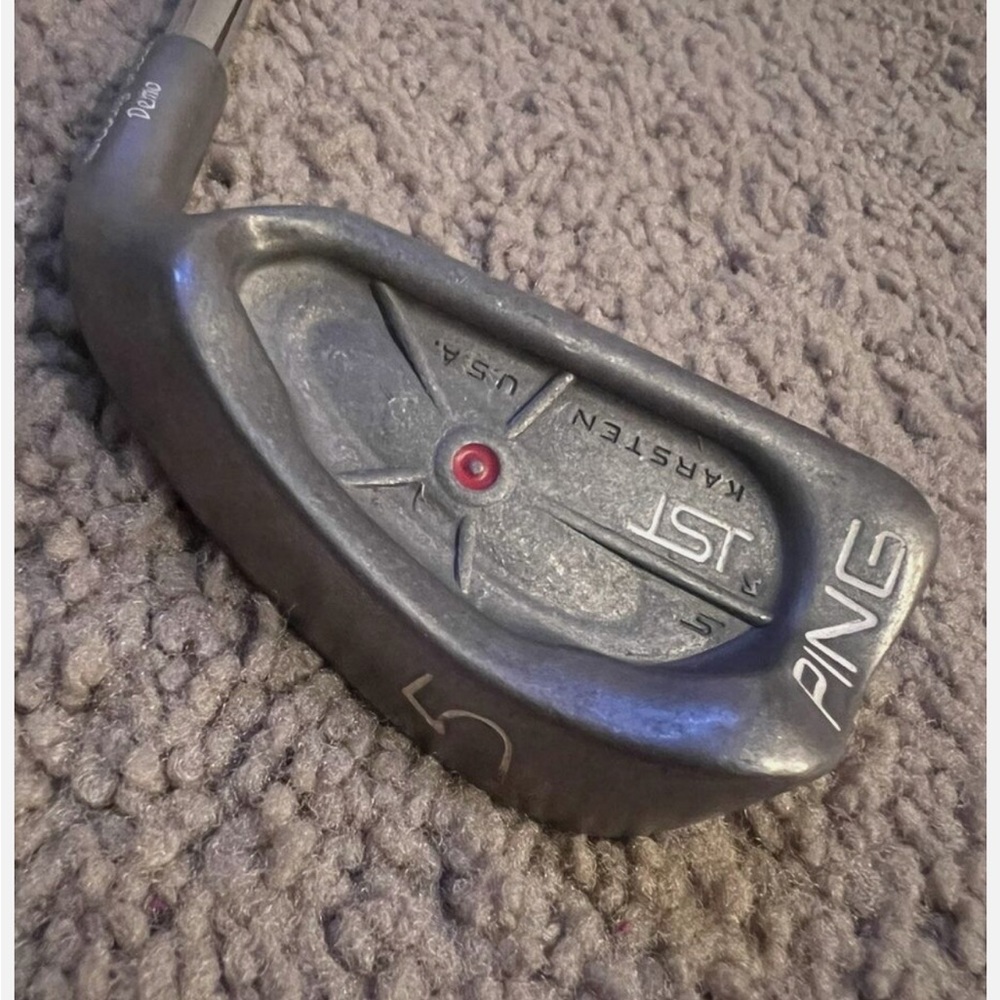Ping 1st Karsten 5 Iron - red dot - RH Stiff Flex 37.5”